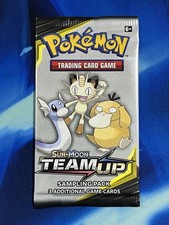 Sun & Moon Team Up Booster Pack Fun Pack 3 Card Sample Pack Sealed Nm Mint