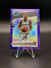 Devin Vassell (RC) 2020-21 Panini Donruss Optic #161 Rated Rookie Purple Prizm