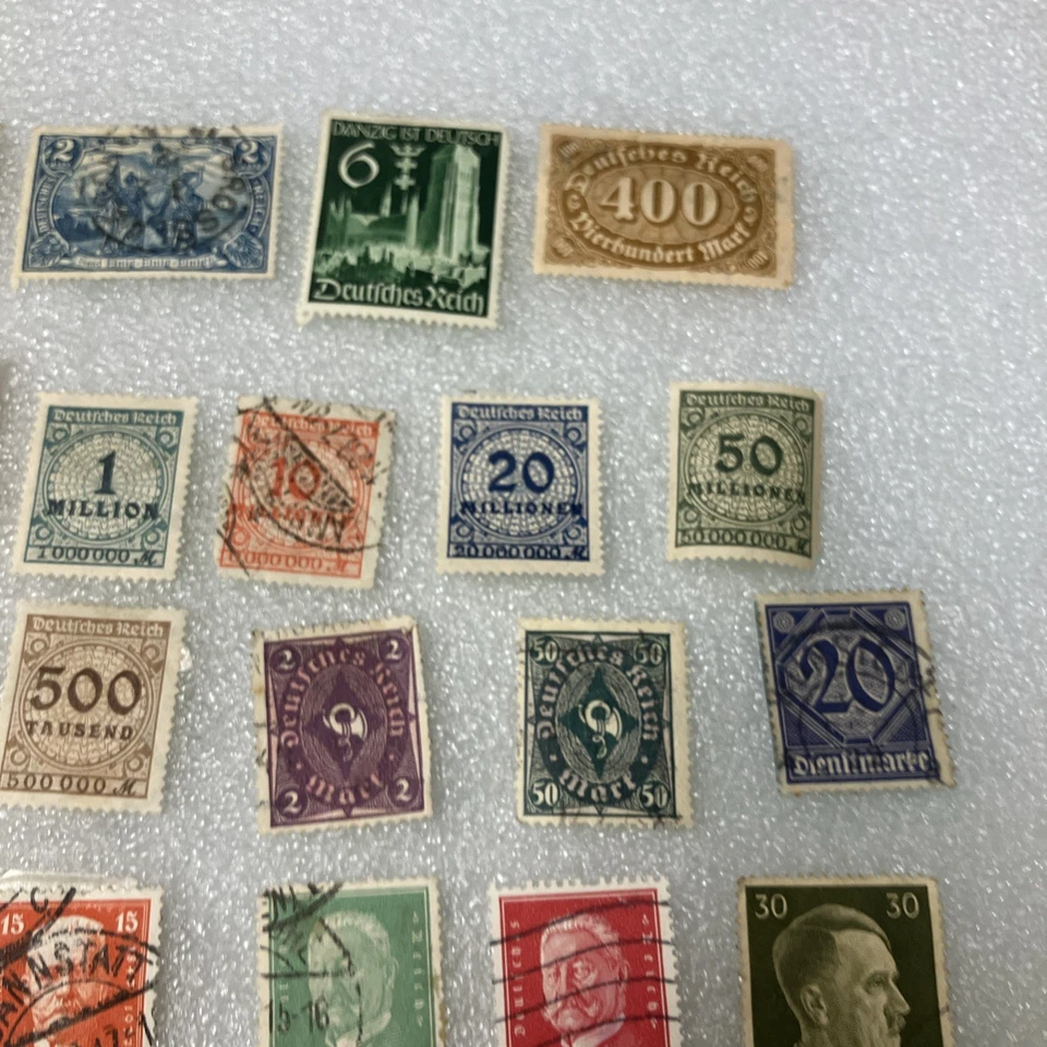 33 USED/HR/few MNH Deutsches Reich Germany Stamps; 1920- 1945; $1 Ships- A DEAL! - Image 3 of 4