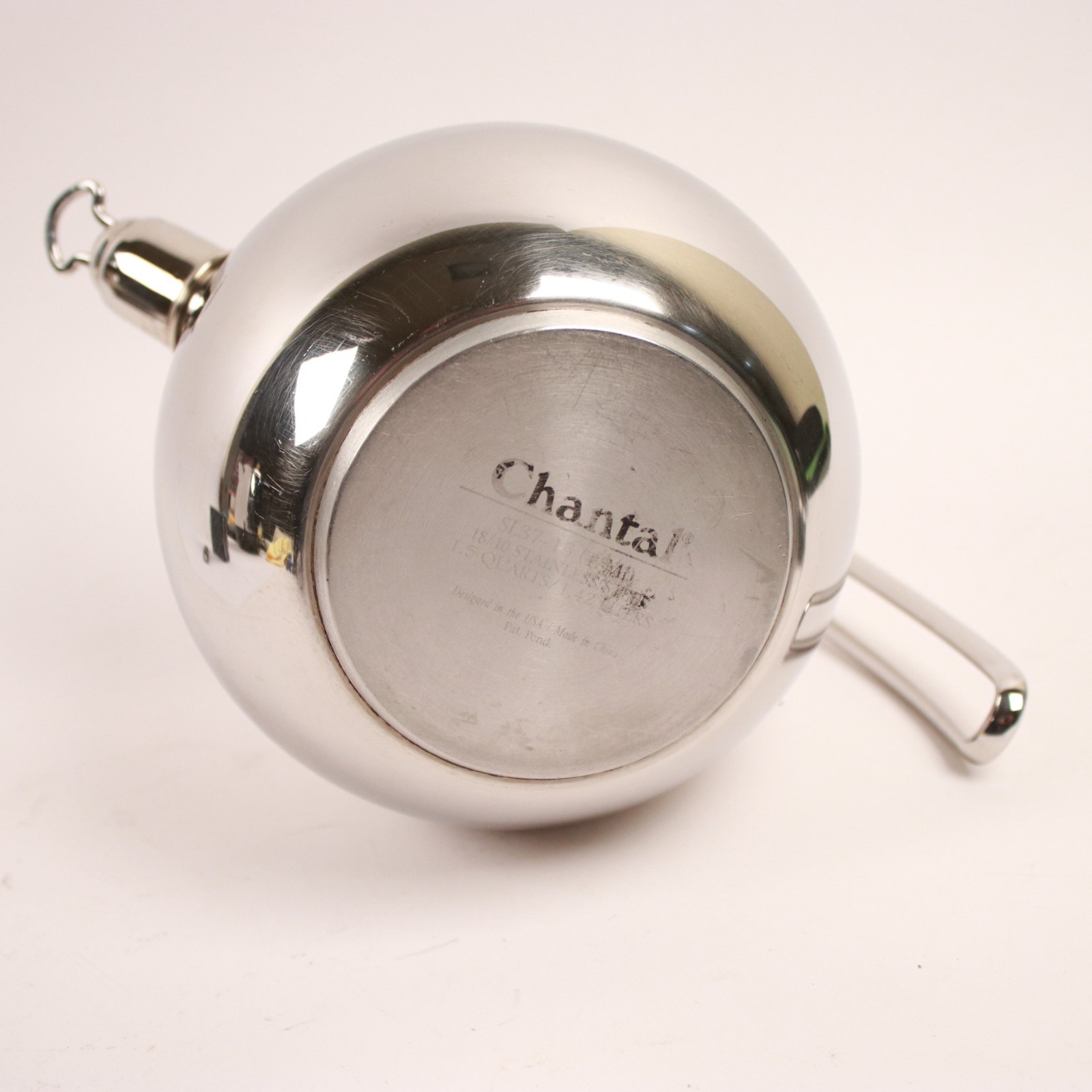 Chantal 18/10 Stainless Steel 1.5 Qt. Tea Kettle Teapot SL37-15