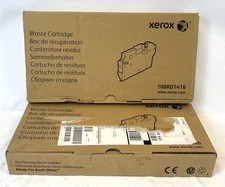 (2) New Genuine Xerox 108R01416 Waste Cartridges - Set of 2 - Free US Shipping