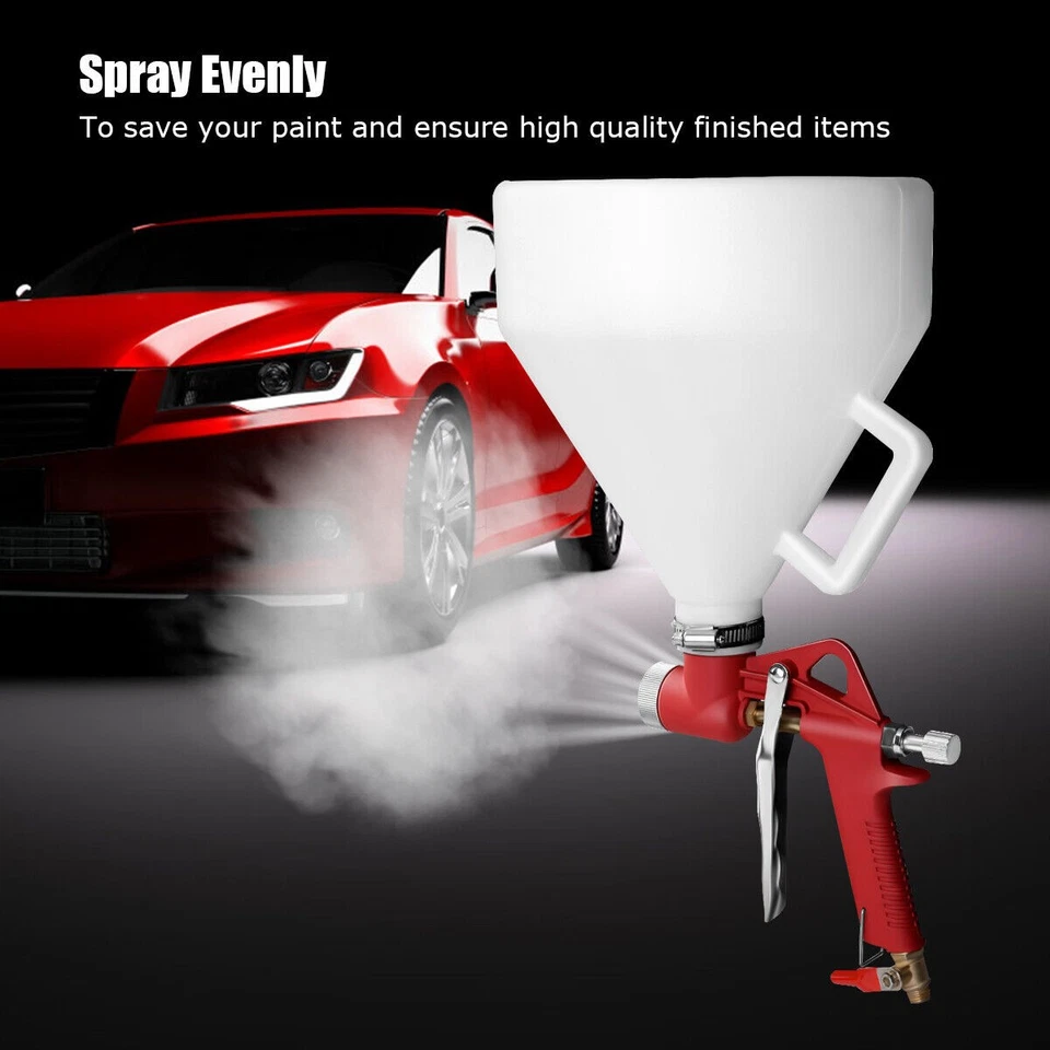 Прочный воздушный бункер-распылитель текстурный инструмент для гипсокартона настенной живописи распылитель 3 насадки - Изображение 2 из 4