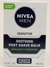 3X Nivea for Men Sensitive Soothing Post Shave Balm 3.3 fl oz