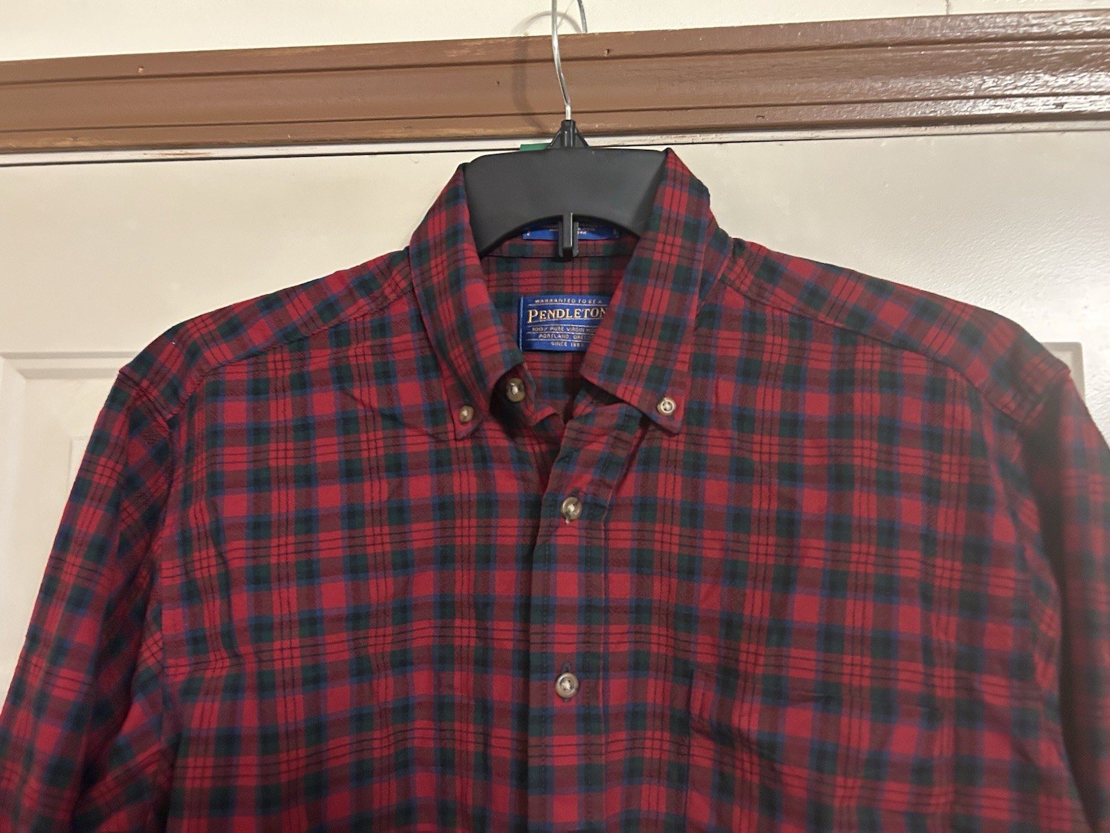 Pendleton Sir Pendleton Button Up Plaid Shirt Siz… - image 2