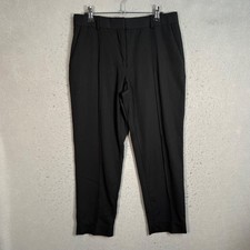 Everlane Womens Size 4 Black Wool Slim Fit Tapered Leg Trousers Dress Pants