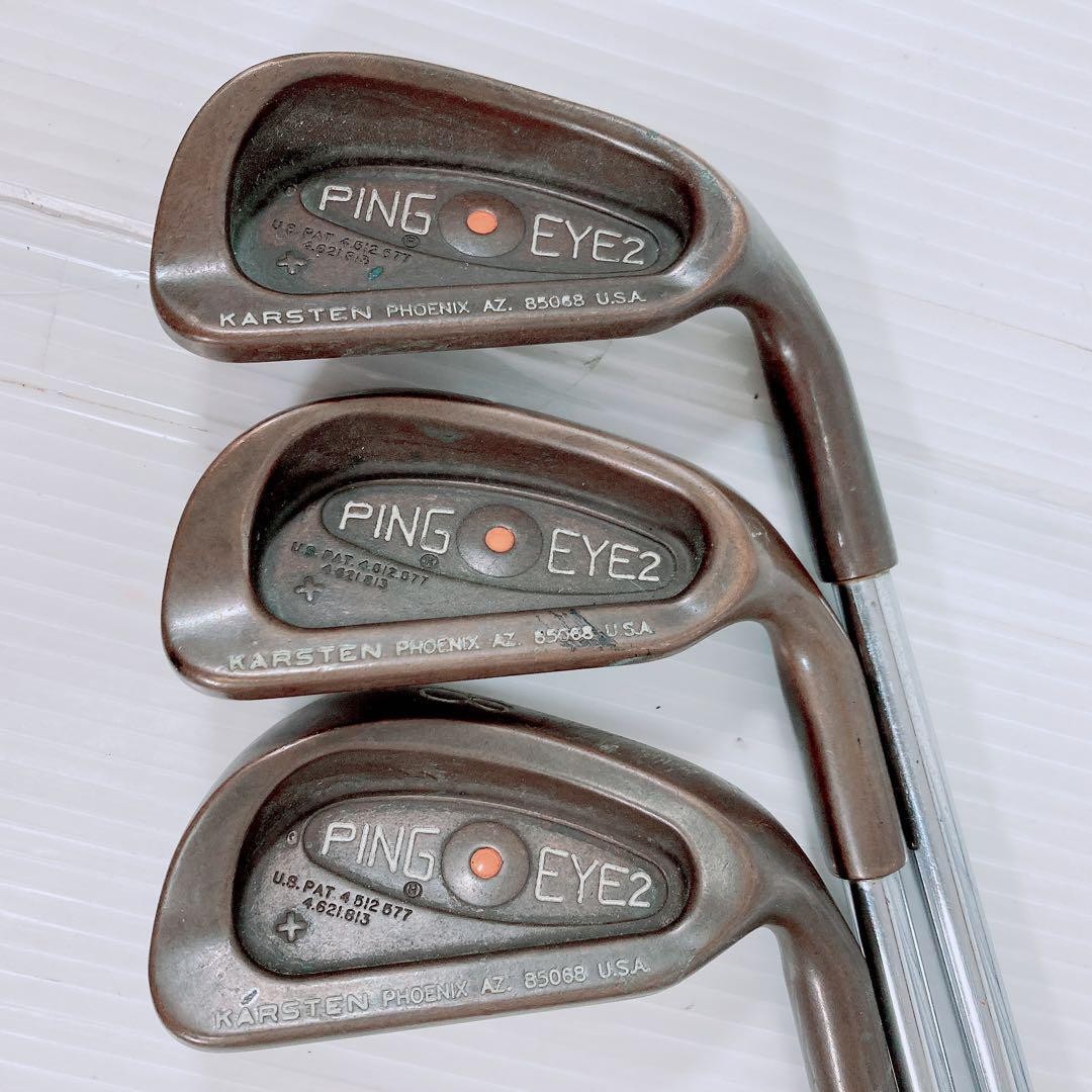 レア PING EYE2 オレンジドット 橙目 1番アイアン Ping EYE2 Beryllium Copper Orange Dot Iron Set 6pcs 6-9-W-S