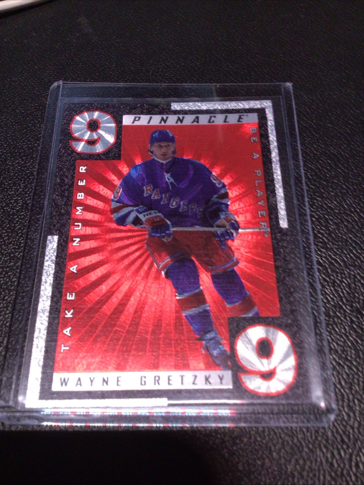 1997-98 Pinnacle Be A Player Take A Number Wayne Gretzky #TN8 HOF