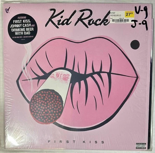 Kid Rock - First Kiss Vinyl - 2015 Press - In Shrink - US Cleaned