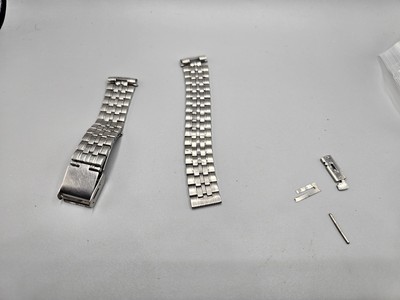 Citizen Reguno 18mm Watch Bracelet Band For Parts (Broken Clasp)