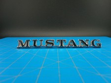 Ford Mustang Oem Chrome Emblem Badge Vintage Original 1969 1970 1971 Script Logo