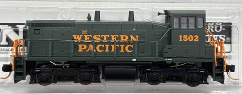 Spur N Micro-Trains Western Pacific SW1500 Switcher Diesellok WP #1502