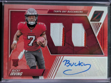 2024 Panini Zenith - Rookie Dual Patch Auto Bucky Irving #235 Red /50 (AU, MEM)