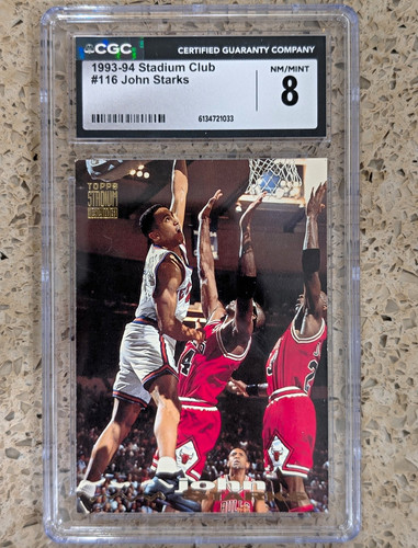 1993 Stadium Club John Starks #116 card