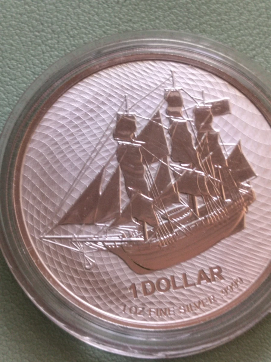 1 OZ PLATA PROOF-HMS BOONTY-ISLAS COOK. 1ª SERIE.2020.9999. PRECIOSA MONEDA.HMS1