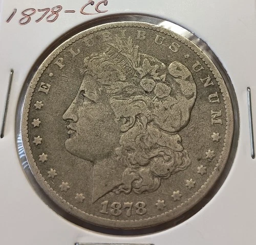 1878-CC Morgan Silver Dollar