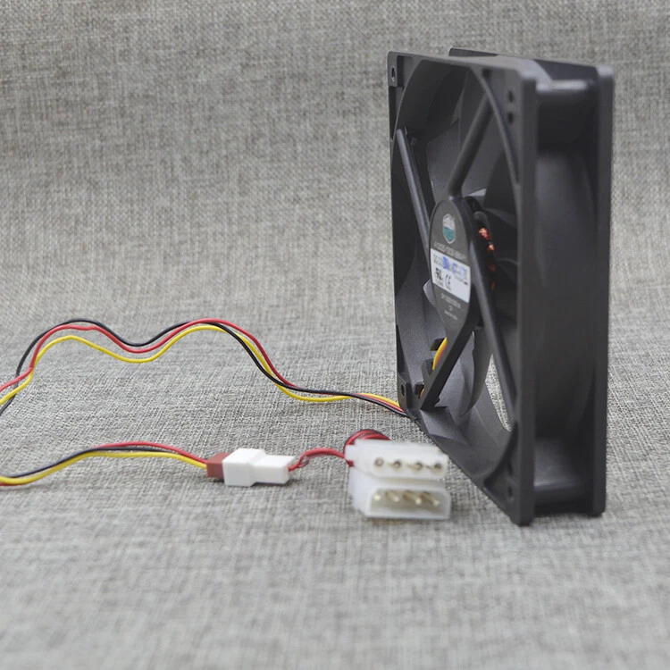 Cooler Master Mute Chassis fan A12025-12CB-3BN-F1 120*120*25MM DC12V 0.16A 3wire - Image 2 of 3