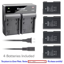Kastar Battery Dual Rapid Charger for Nikon EN-EL14 MH-24  Nikon Coolpix P7000