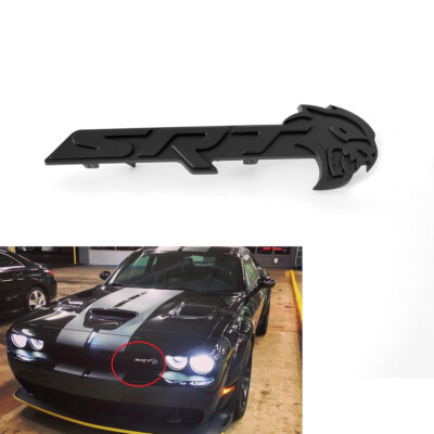 2018-23 OEM  SRT HELLCAT Grille Emblem Badge fits Challenger 68320442AC Black