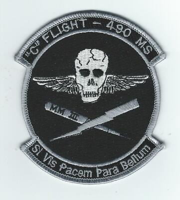 90's 490th MISSILE SQUADRON ''C FLIGHT'' MORALE patch