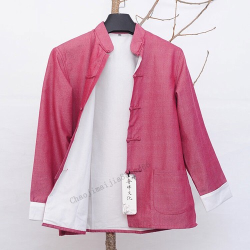 Cappotto Giacca 100% Cotone Arti Marziali Kung Fu Tai Chi Wingchun Shaolin Bruce Lee - Foto 25 di 25