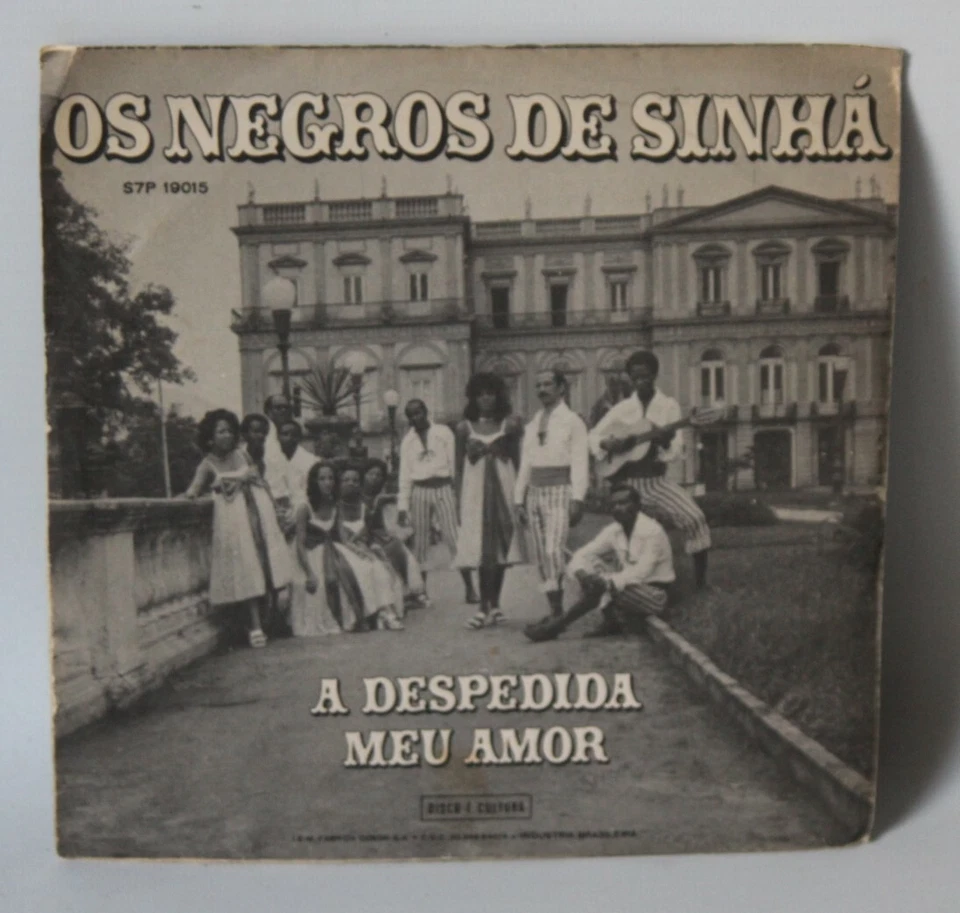 Os Negros De Sinha ‎– A Despedida - 1974 Brazil Vinyl 7" Single - Signed - Image 4 of 4
