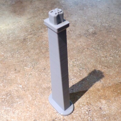 Extra Tall 7-1/2'' Track Support Column Pier for Disney Monorail Play Set 