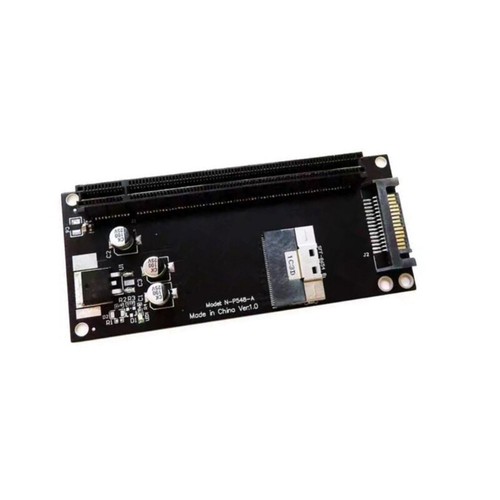 SFF 8654 8i to PCIe X16 Card with Cable Optimized Cooling for Heavy Loads