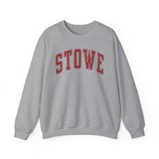 Stowe Vermont VT Sweatshirt Gifts Crew Neck Shirt Crewneck Men