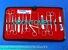 43 PC MINOR DISSECTION STUDENT SURGICAL INSTRUMENTS KIT