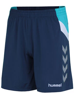 Hummel Herren Shorts Sportshort Teamsport Sporthose Training Hose kurz blau