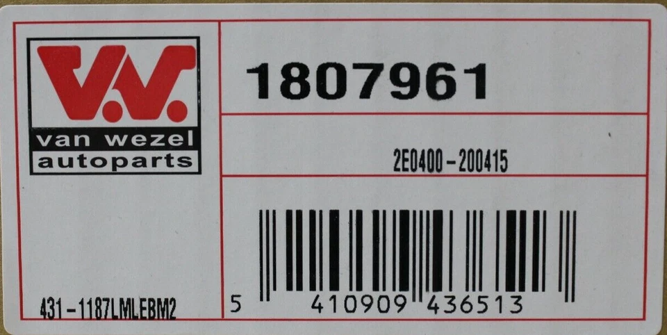 Scheinwerfer links Ford Fiesta Baujahr 7/2008 - 11/2012 1734615 Van Wezel - Bild 3 von 3