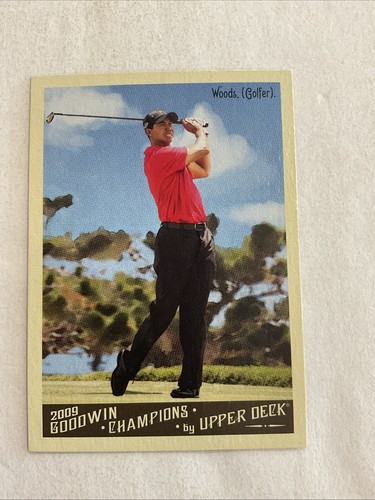 Tiger Woods 2009 Upper Deck Upper Deck PGA Tour Golf Card No. 65 ♨️E - Bild 1 von 4