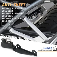 Anti-Theft Helmet Lock W/Keys Kit for BMW R1200R R1200RS R1250R R1250RS S1000RR