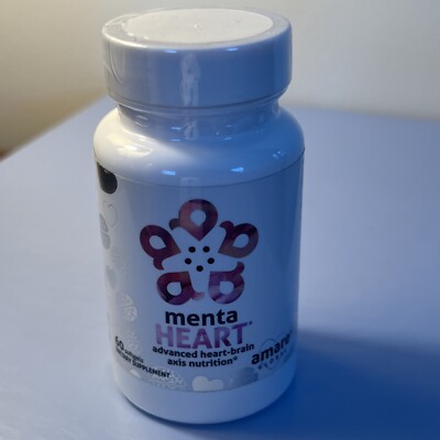 Amare Global MENTA HEART 60 Softgels, New/Sealed, Exp 7/2024, Heart Brain Axis