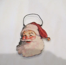Santa Claus shaped ornament, Primatives by Kathy, Pennsylvania