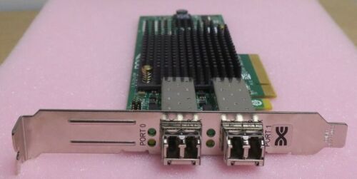 Tarjeta adaptadora FC de canal de fibra Emulex LPE12002 PCI-E doble puerto 8 Gb/s + 2x 8 Gb SFP - Imagen 1 de 5