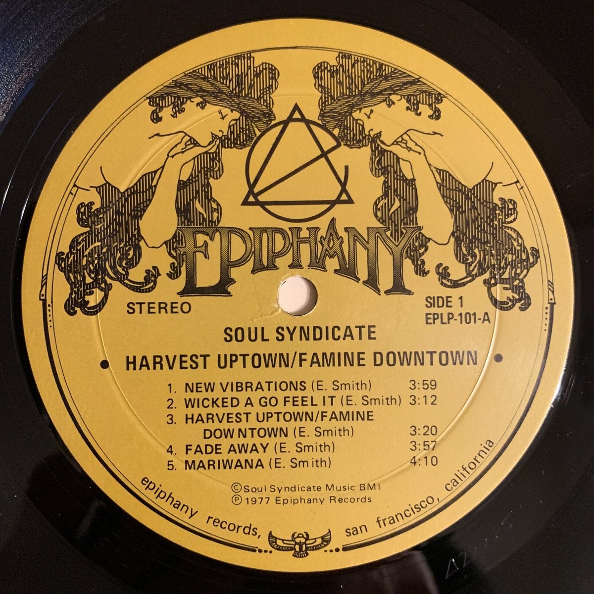 SOUL SYNDICATE Harvest Uptown LP on Epiphany VG+ roots reggae soul