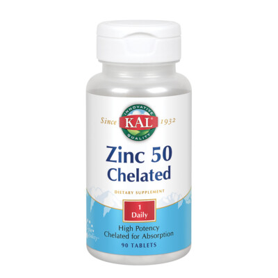 KAL Zinc 50 Chelated 50mg 90ct