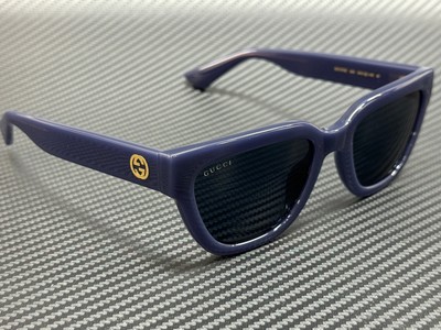 Gucci GG1578S 004 Sunglasses Violet Cat Eye Frame, Blue Lenses Gucci GG1578S - 004 Violet | Sunglasses Woman main image 2