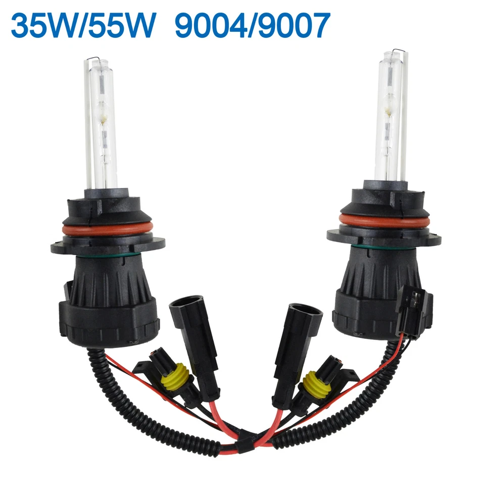 35W/55W HID Xenon Bi-xenon Hi/Low Dual Beam Bulbs H4 H13 9003 9004 9007 9008  - Image 2 of 3