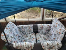 WonderFold W2 Luxe/Elite Set of Seat Covers,Mat Cover and Canopy BIRCH TREES