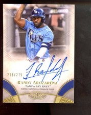 2021 Topps Tier One Randy Arozarena Break Out Autograph Auto Rays /275