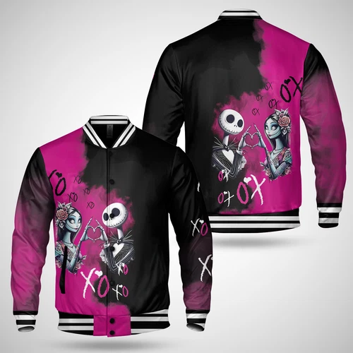 Nightmare Before Christmas Jack And Sally XoXo Together Forever Jacket