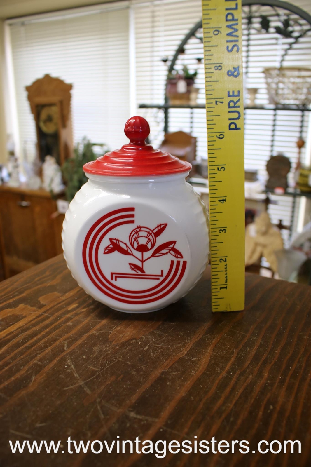 Fire King Vitrock Milk Glass Grease Jar eBay