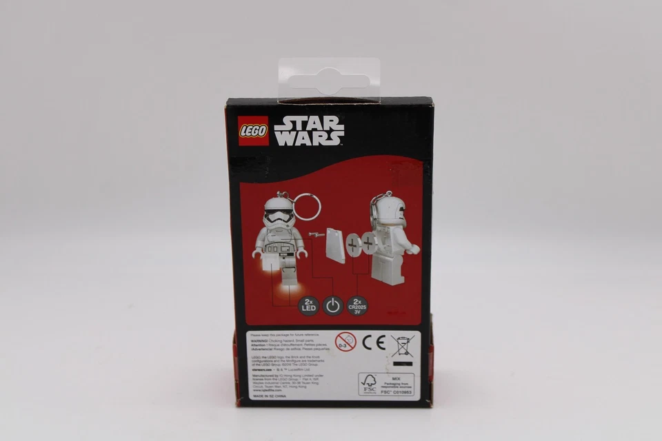 Светодиодный фонарь-вспышка LEGO Star Wars First Order Stormtrooper легкий высота 3 дюйма - снят с производства - Изображение 4 из 4