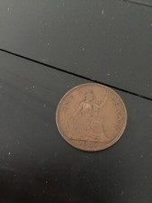1937 King George V1 One Penny Coin
