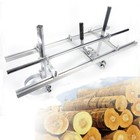 Pour Tronçonneuse 14"-36" Guide Barre Chaîne Scie Bûche Planche Bois Portable