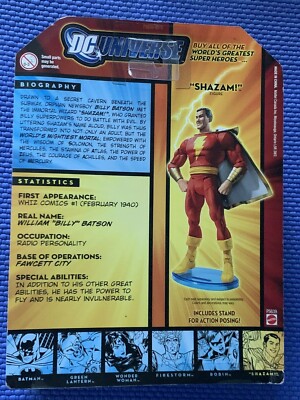 マテル　DCユニバース　SHAZAM ! Mattel DC Universe Infinite Heroes Crisis Shazam 3.75” Action