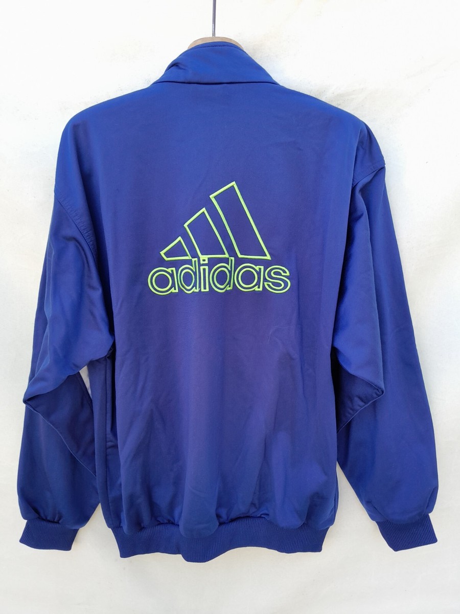 Vintage adidas Track Jacket Men's Medium Blue Green Zip Vintage adidas Track Jacket Men's Medium Blue Green Zip
