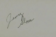 "Utah Jazz" Jerry Sloan Hand Signed 3X5 Card COA